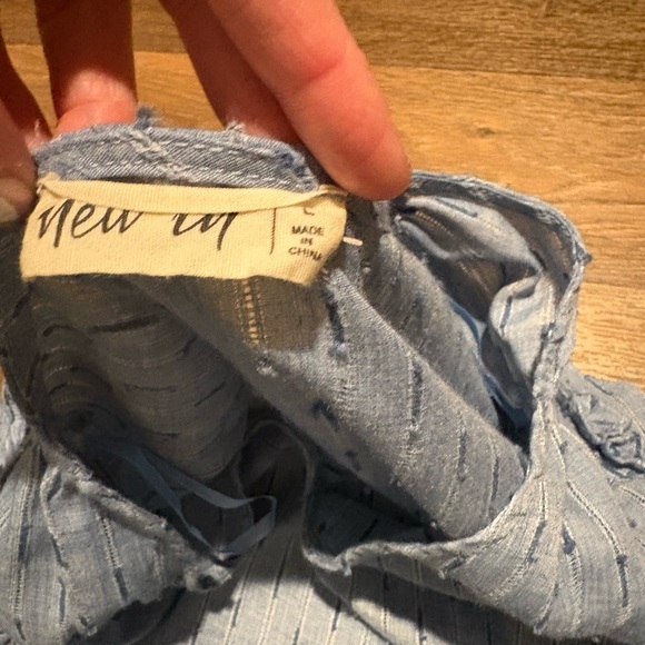 Light Blue Ruffled Top & Shorts Set - Picture 5 of 5